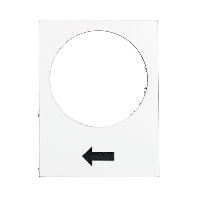 1 pcs : ZB2BY4901 - LEGEND - 30 X 40 MM - WHITE - RA