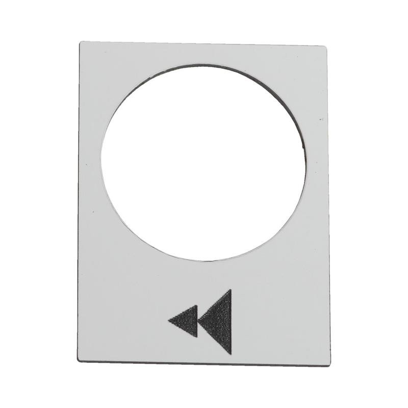 1 pcs : ZB2BY4903 - LEGEND - 30 X 40 MM - WHITE - RA