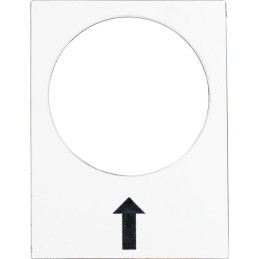 1 pcs : ZB2BY4907 - LEGEND - 30 X 40 MM - WHITE - RI