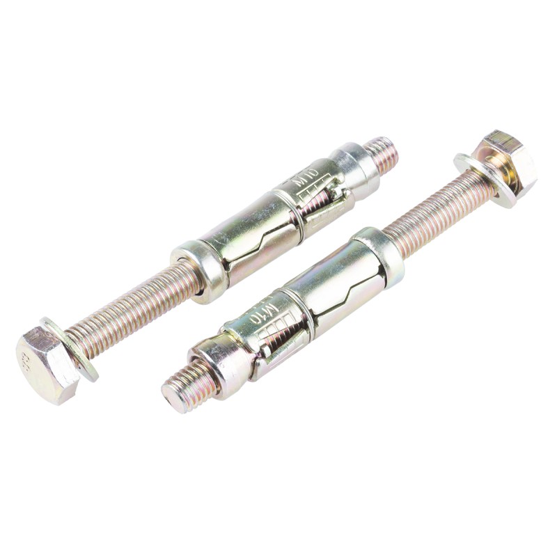 1 Bag of 10 - RS PRO Carbon Steel Shield Anchor Loose Bolt M10 x 60mm, 16mm Fixing Hole