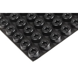 1 Bag of 36 - RS PRO Circular PUR Self Adhesive Feet, 22.3mm diameter x 10.2mm height