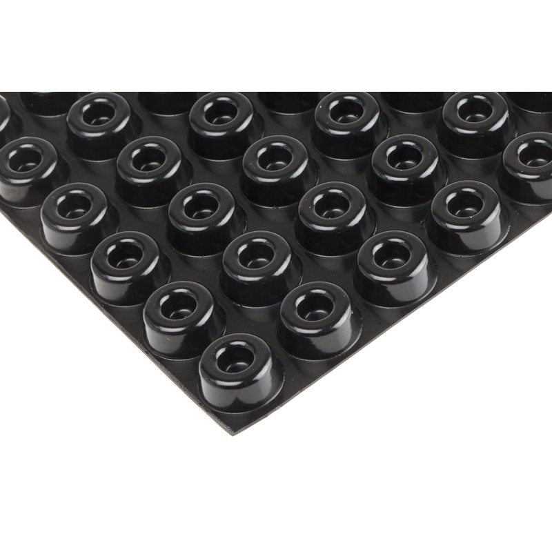 1 Bag of 36 - RS PRO Circular PUR Self Adhesive Feet, 22.3mm diameter x 10.2mm height