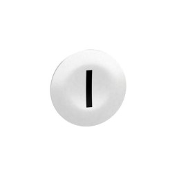 1 pcs : ZBA7131 - WHITE CAP MARKED I FOR RECTANGUL
