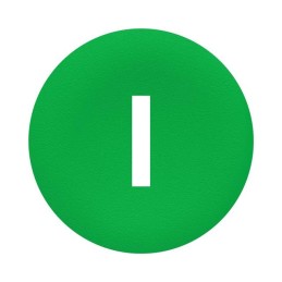 1 pcs : ZBA7331 - GREEN CAP MARKED I FOR RECTANGUL