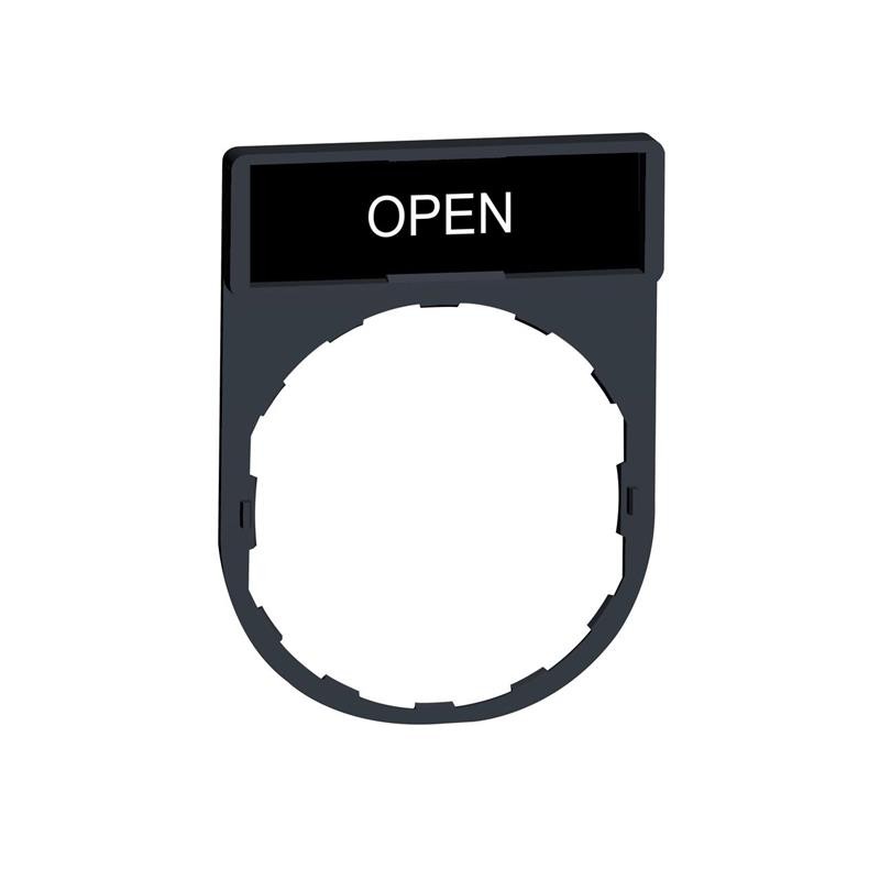 1 pcs : ZBY2313 - LEGEND HOLDER 30 X 40 MM WITH LE