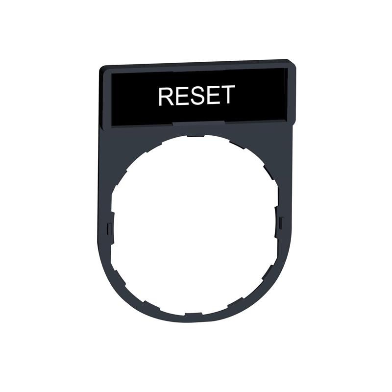 1 pcs : ZBY2322 - LEGEND HOLDER 30 X 40 MM WITH LE