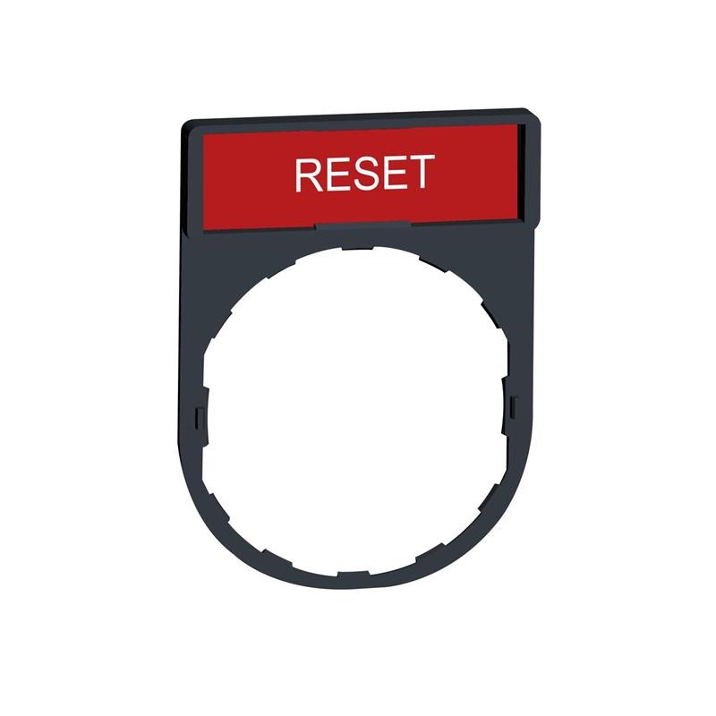 1 pcs : ZBY2323 - LEGEND HOLDER 30 X 40 MM WITH LE