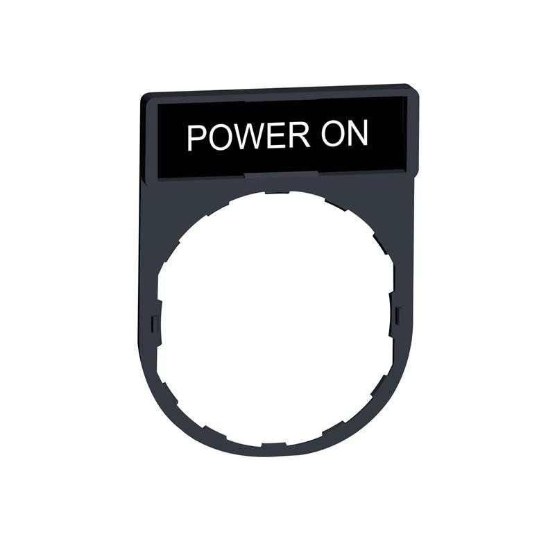 1 pcs : ZBY2326 - LEGEND HOLDER 30 X 40 MM WITH LE