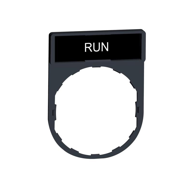 1 pcs : ZBY2334 - LEGEND HOLDER 30 X 40 MM WITH LE