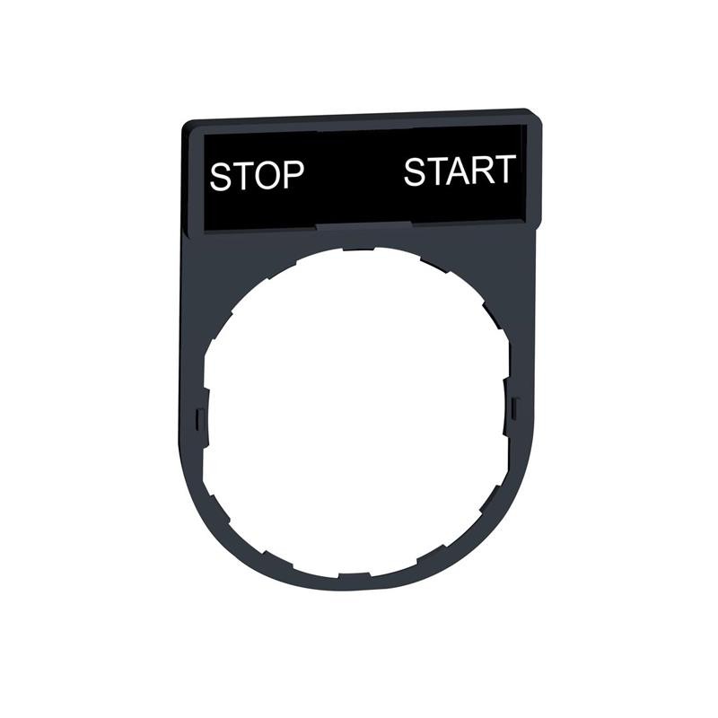 1 pcs : ZBY2366 - LEGEND HOLDER 30 X 40 MM WITH LE