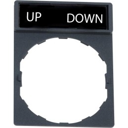 1 pcs : ZBY2370 - MARCKED LEGEND FOR LEGEND HOLDER