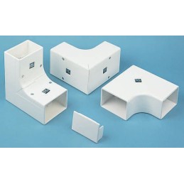 10 pcs - Schneider Electric uPVC Cable Trunking Accessory, 50 x 50mm, PVC