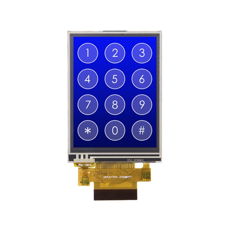 1 pcs - Displaytech DT028BTFT-TS TFT TFT LCD Display / Touch Screen, 2.8in, 240 x 320pixels
