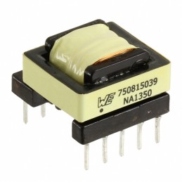 1 pcs : 750815039 - XFMR ISOL AC/DC CONV 6.6MH TH