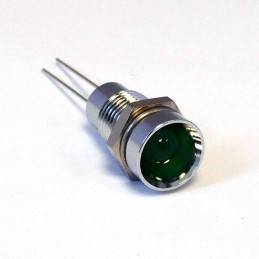 1 pcs - CML Innovative Technologies 1905X00X Series Green Panel Mount Indicator, 2V, 8mm Mounting Hole Size