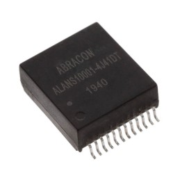 1 pcs : ALANS10001-4J41DT - LAN SGL 1000B XFMR&CMC&AUTO 24PI