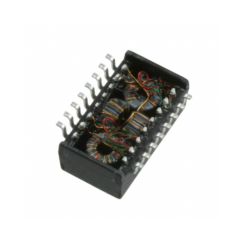 1 pcs : E2023NL - XFRMR LAN ISOL 10BASET 1:2.5 SMD