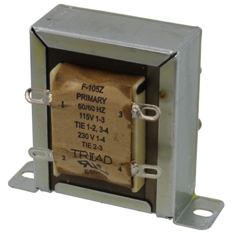 1 pcs : F-105Z - PWR XFMR LAMINATED 12VA CHAS MT