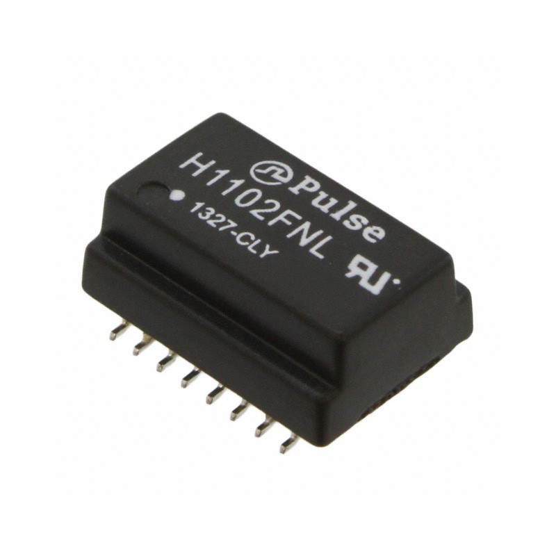 1 pcs : H1102FNLT - PULSE XFMR LAN 350UH SMD
