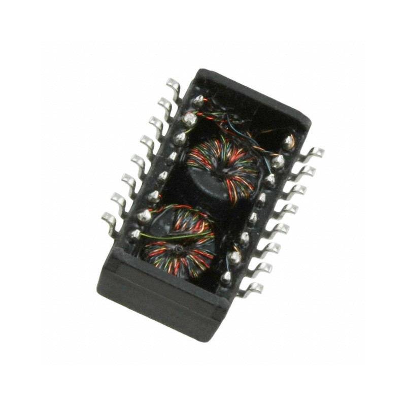 1 pcs : H1197NL - XFRMR MAGNT MOD 1PORT POE 10/100