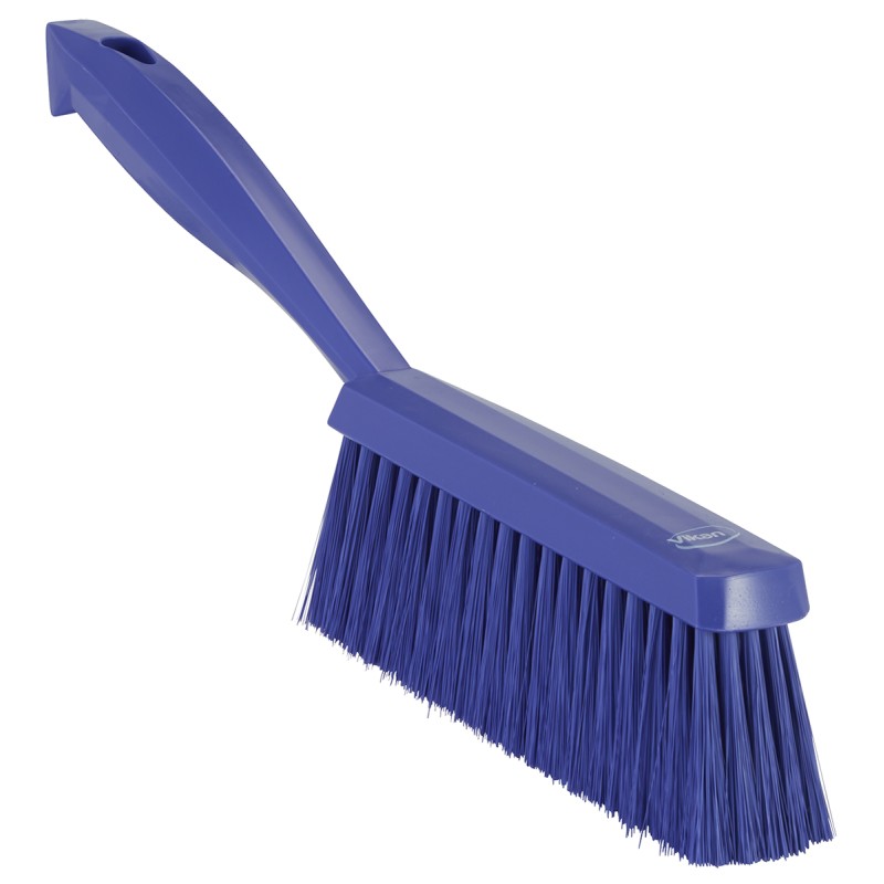 1 pcs - Vikan Purple Hand Brush for Brushing Dry, Fine Particles, Floors with brush included