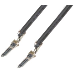 10 pcs - Molex Male PicoBlade to Male PicoBlade Crimped Wire, 150mm, 0.14mm², Black