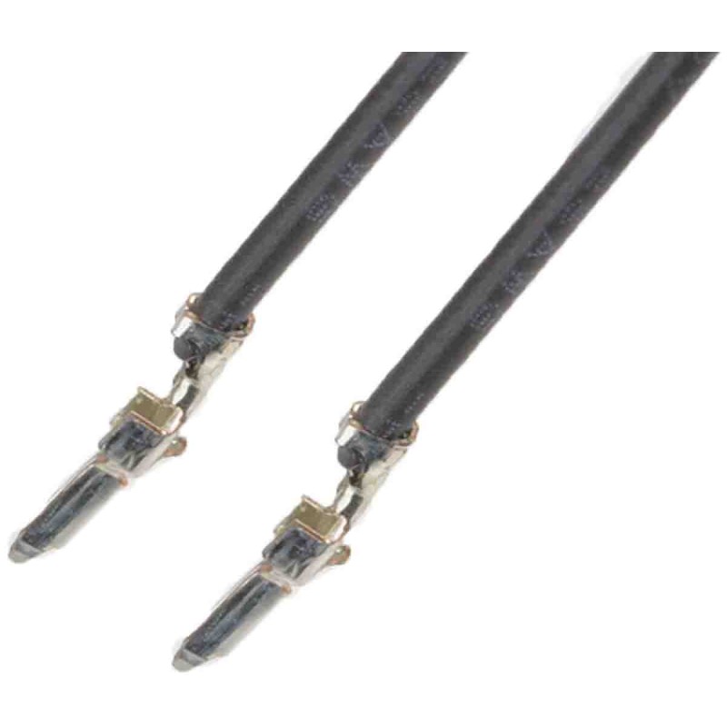 10 pcs - Molex Male PicoBlade to Male PicoBlade Crimped Wire, 150mm, 0.14mm², Black