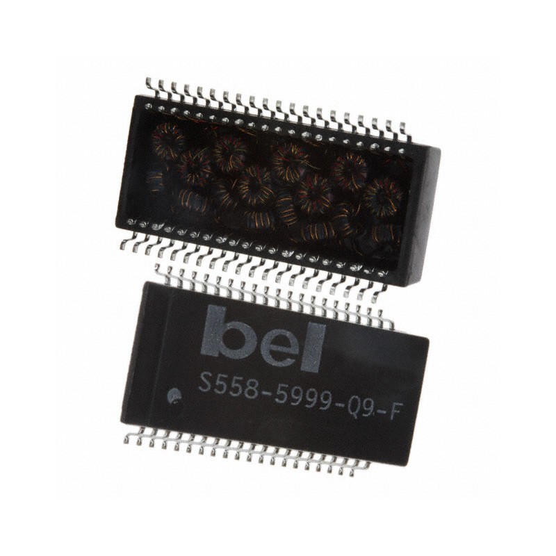 1 pcs : S558-5999-Q9-F - MODULE XFRMR LAN 10/100B-TX SMD