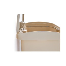 1 pcs - Rubbermaid Commercial Products Slim Jim 90L Beige Pedal PE, PP Waste Bin