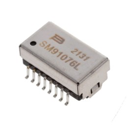 1 pcs : SM91076L-E - 10/100 BASE-T SINGLE PORT, 16PIN