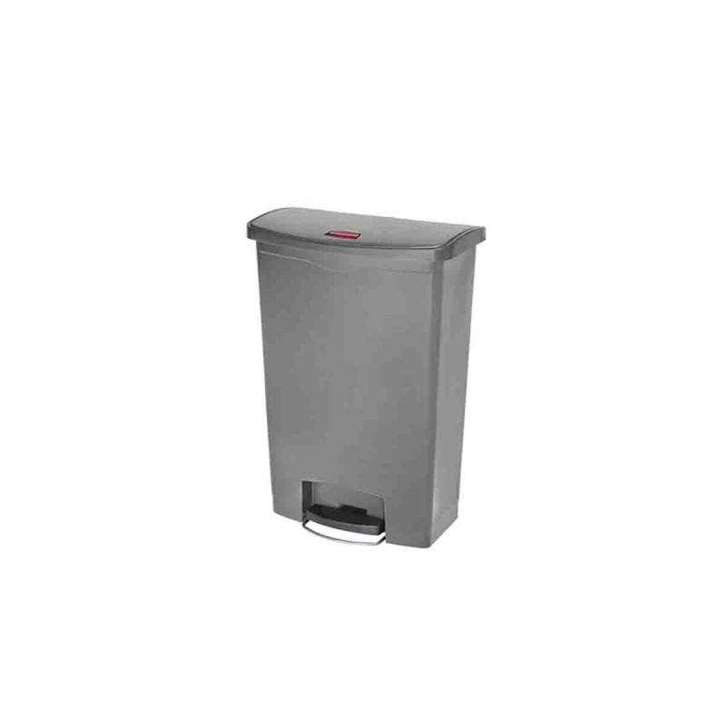 1 pcs - Rubbermaid Commercial Products Slim Jim 90L Grey Pedal Waste Bin