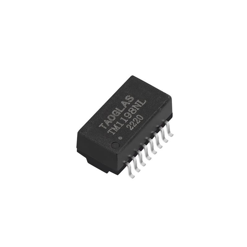 1 pcs : TM1198NL - LAN XFMR 10/100 BASE-T SINGLE