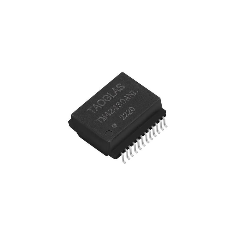 1 pcs : TM42430ANL - LAN XFMR 10/100 BASE-T (POE)