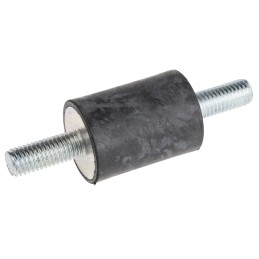 1 Bag of 4 - RS PRO M10 Anti Vibration Mount, Male to Male Bobbin with 46.6kg Compression Load