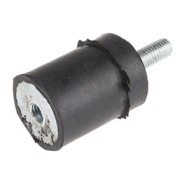 1 Bag of 4 - RS PRO M8 Anti Vibration Mount, Male to Female Bobbin with 25.63kg Compression Load