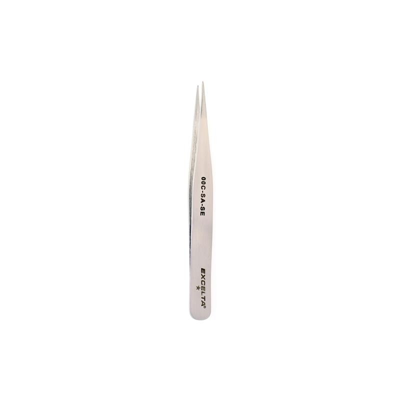 1 pcs : 00C-SA-SE - TWEEZERS - STRAIGHT STRONG SEMI-
