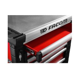 1 pcs - Facom 6 drawer Steel Wheeled