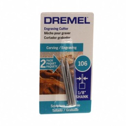 1 pcs : 106 - 106 1/16' ENGRAVING CUTTER, 1/8'