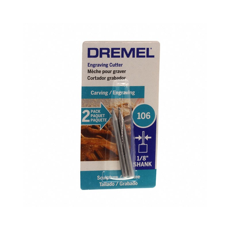1 pcs : 106 - 106 1/16' ENGRAVING CUTTER, 1/8'