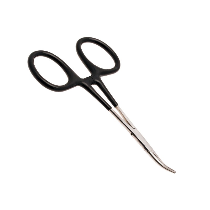 1 pcs : 12012 - HEMOSTAT CURVED PLASTIC 5IN