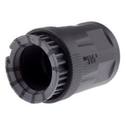 30 pcs - PMA Fixed Fitting, Conduit Fitting, 23mm Nominal Size, M25 x 1.5, Brass, Black