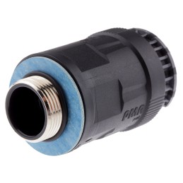 30 pcs - PMA Fixed Fitting, Conduit Fitting, 23mm Nominal Size, M25 x 1.5, Brass, Black