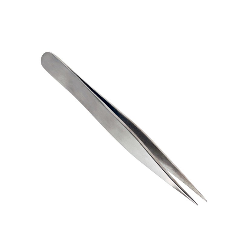 1 pcs : 18032-CS - TWEEZER POINTED STRONG OO 4.75'