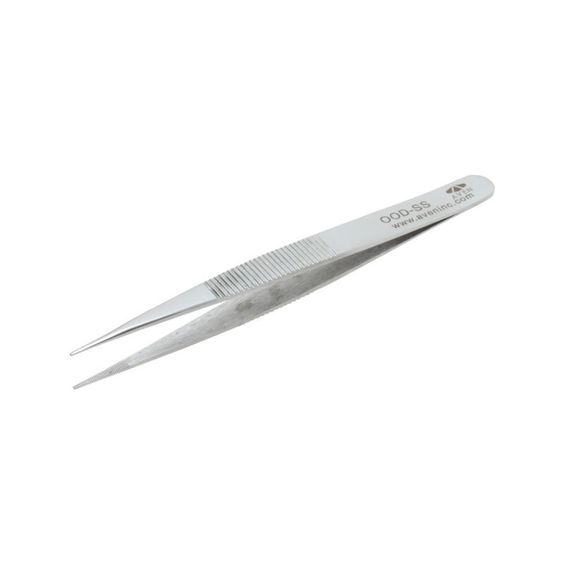 1 pcs : 18037-SS - TECHNIK TWEEZERS OOD-SS 4.75 INC