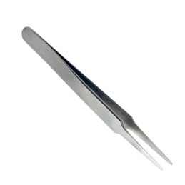 1 pcs : 18049USA - TWEEZER FLAT BLUNT 2A 4.72'