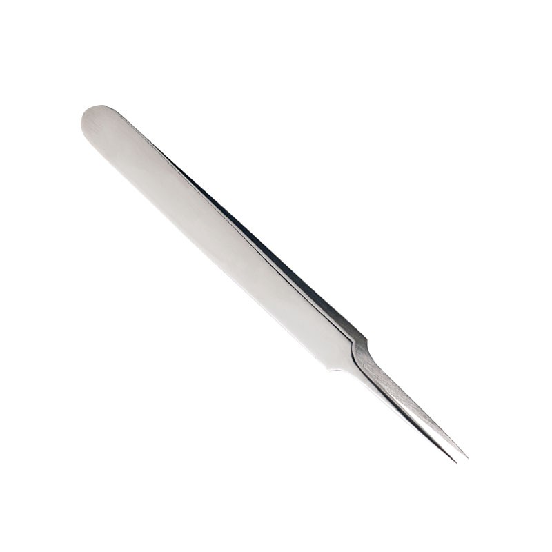 1 pcs : 18060-CS - TWEEZER POINT ULTRA FINE 5 4.25'