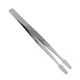 1 pcs : 18487 - TWEEZER FLAT SPADE 4.33'