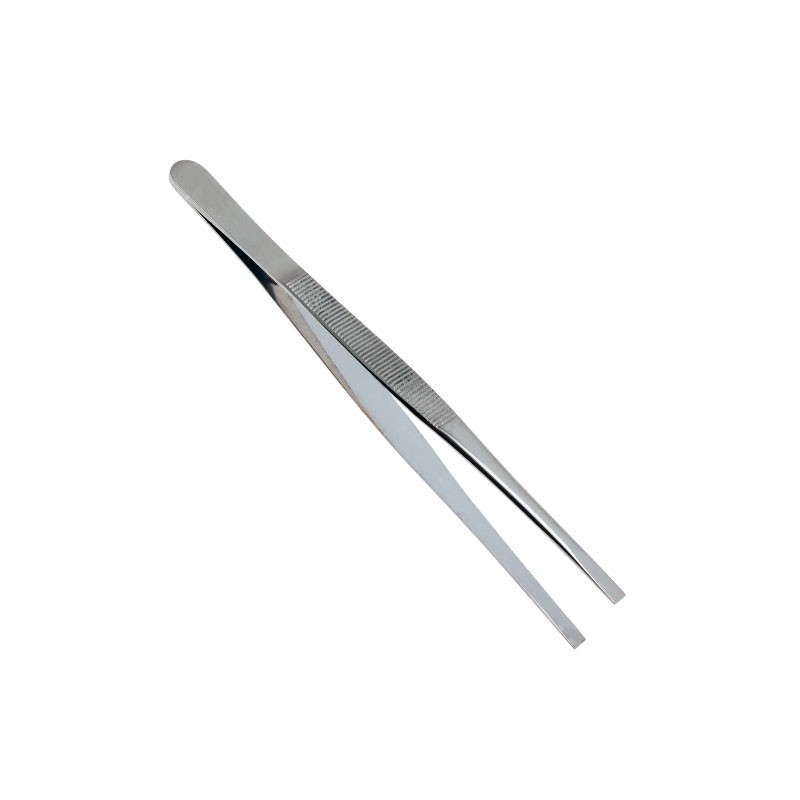 1 pcs : 18489 - TWEEZER FLAT 4.72'