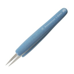 1 pcs : 1-SAH - STAINLESS STEEL TWEEZERS / FOAM
