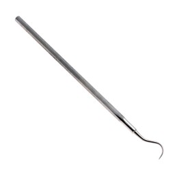 1 pcs : 20034 - PROBE CURVED STAINLESS STEEL